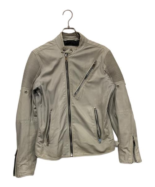 DIESEL（ディーゼル）DIESEL (ディーゼル) ライダースジャケット グレー サイズ:Mサイズの古着・服飾アイテム