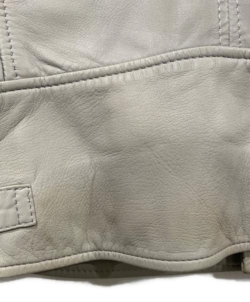 DIESEL（ディーゼル）DIESEL (ディーゼル) ライダースジャケット グレー サイズ:Mサイズの古着・服飾アイテム