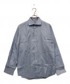 HERMESエルメス）の古着「長袖シャツ」｜スカイブルー
