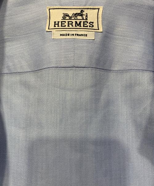 HERMES（エルメス）HERMES (エルメス) 長袖シャツ スカイブルー サイズ:16/41の古着・服飾アイテム
