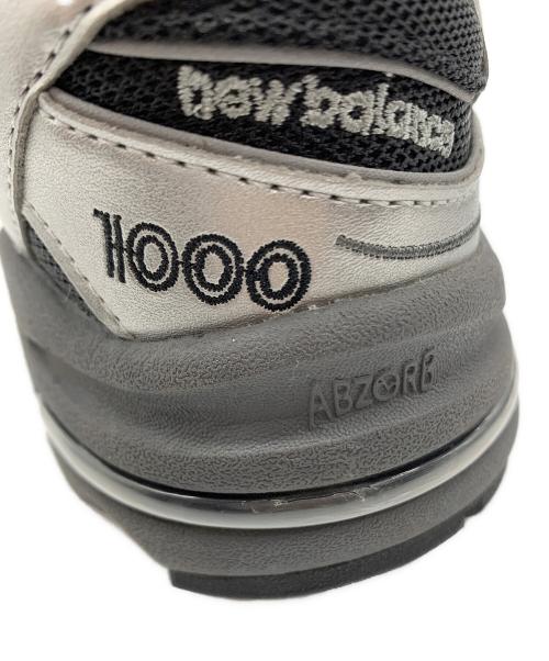 NEW BALANCE（ニューバランス）NEW BALANCE (ニューバランス) M1000EGR SILVER シルバー×ブラック サイズ:24cmの古着・服飾アイテム