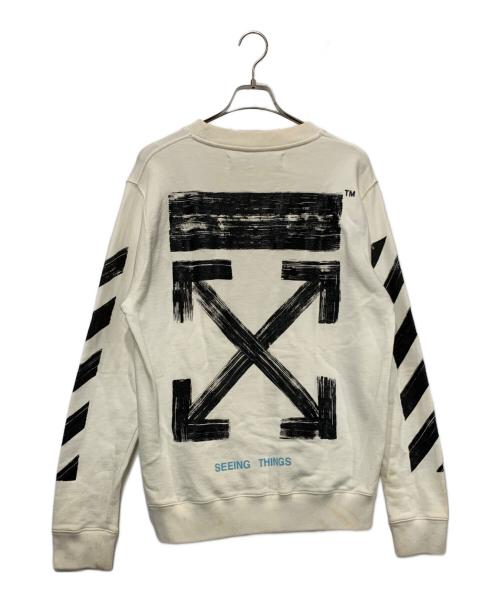 OFFWHITE（オフホワイト）OFFWHITE (オフホワイト) スウェット ホワイト サイズ:Sサイズの古着・服飾アイテム
