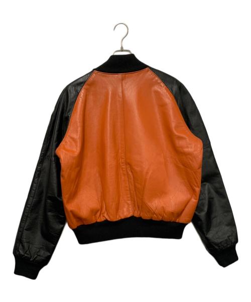 Golden Bear（ゴールデンベア）Golden Bear (ゴールデンベア) 70~80sレザージャケット オレンジ×ブラック サイズ:FREEの古着・服飾アイテム