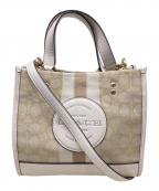 COACHコーチ）の古着「2WAYショルダーバッグ」｜ベージュ