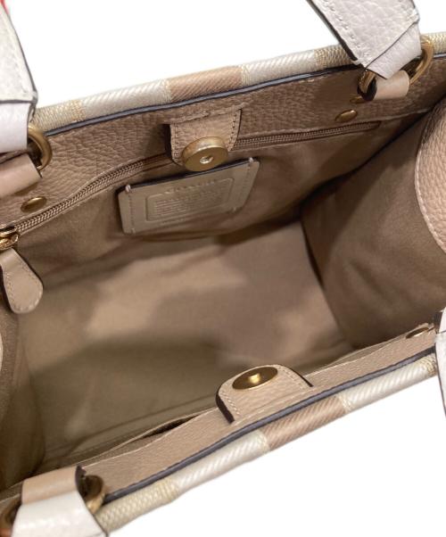 COACH（コーチ）COACH (コーチ) 2WAYショルダーバッグ ベージュの古着・服飾アイテム