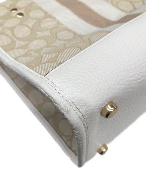 COACH（コーチ）COACH (コーチ) 2WAYショルダーバッグ ベージュの古着・服飾アイテム