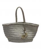 SAINT CHRISTOPHERセント クリストファー）の古着「編込みハンドバッグ」｜シルバー