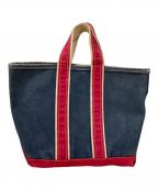 L.L.Beanエルエルビーン）の古着「トートバッグ」｜ネイビー×レッド