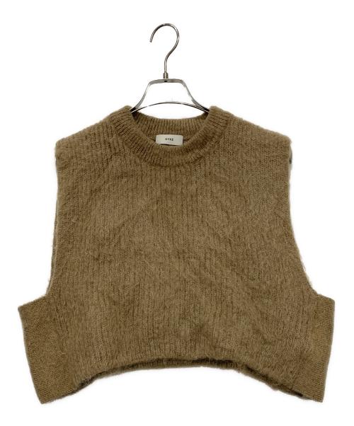 HYKE（ハイク）HYKE (ハイク) ニットベスト ベージュ サイズ:FREEの古着・服飾アイテム