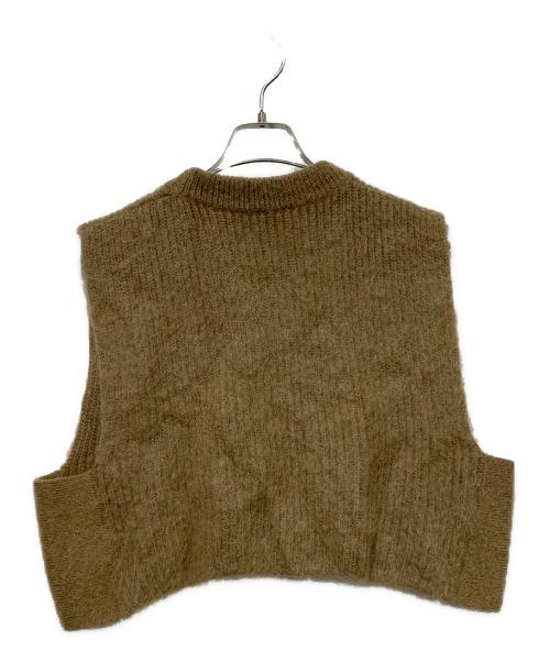 HYKE（ハイク）HYKE (ハイク) ニットベスト ベージュ サイズ:FREEの古着・服飾アイテム