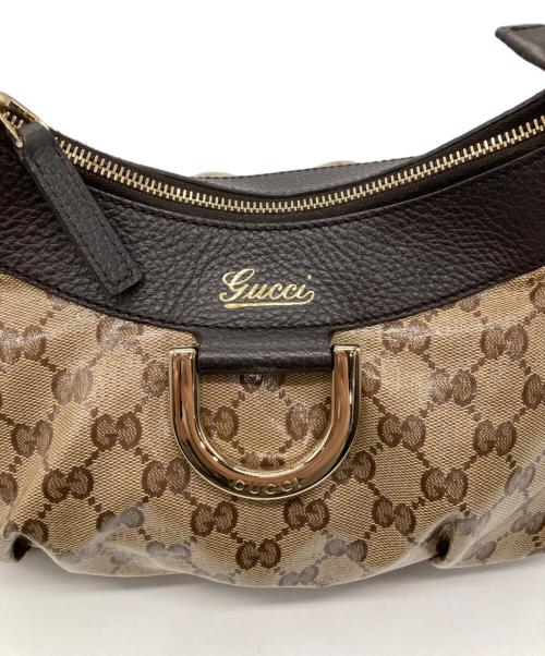 GUCCI（グッチ）GUCCI (グッチ) ワンショルダーバッグ ベージュ×ブラウンの古着・服飾アイテム
