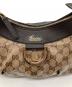 中古・古着 GUCCI (グッチ) ワンショルダーバッグ ベージュ×ブラウン：45000円