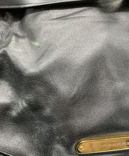 BURBERRY（バーバリー）BURBERRY (バーバリー) プローサム　ショルダーバッグ ブラックの古着・服飾アイテム