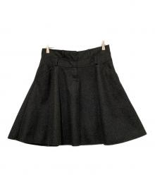 FENDI（フェンディ）の古着「ウールスカート」｜ブラック