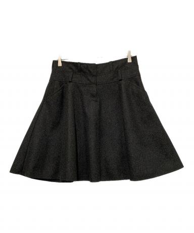 中古・古着通販】FENDI (フェンディ) ウールスカート ブラック サイズ