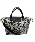 LONGCHAMPロンシャン）の古着「2WAYショルダーバッグ」｜ホワイト