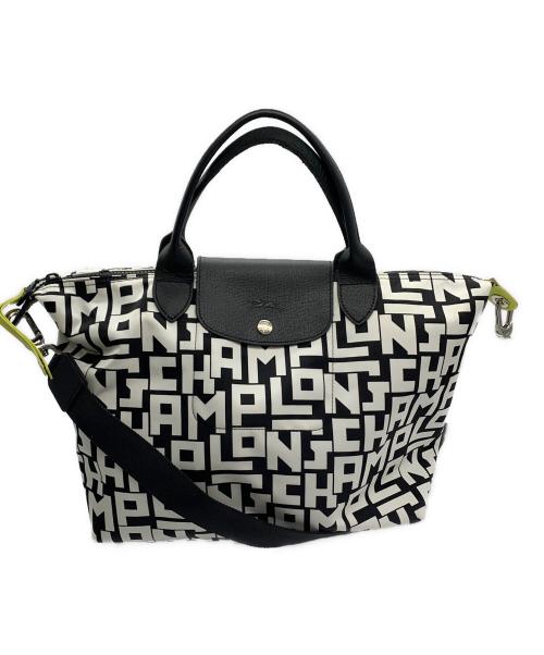 LONGCHAMP（ロンシャン）LONGCHAMP (ロンシャン) 2WAYショルダーバッグ ホワイトの古着・服飾アイテム