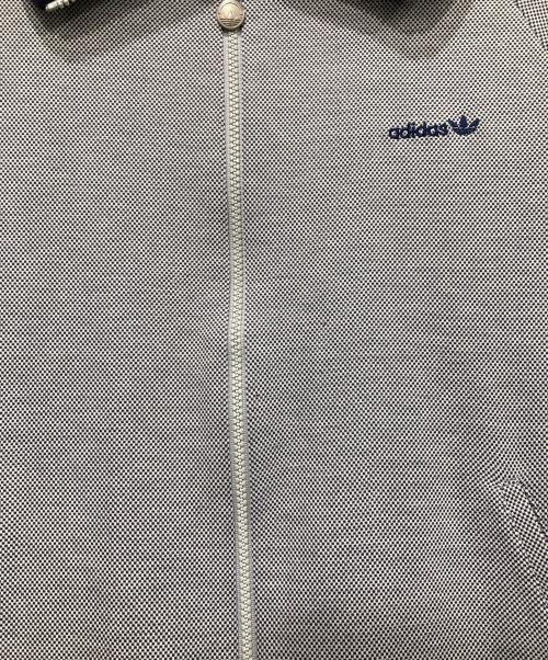 adidas（アディダス）adidas (アディダス) ヴィンテージトラックジャケット ホワイト×ネイビー サイズ:Lの古着・服飾アイテム