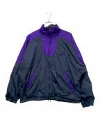 NIKEナイキ）の古着「ナイロンジャケット」｜ネイビー×パープル