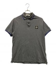 STONE ISLAND（ストーンアイランド）の古着「ポロシャツ」｜グレー