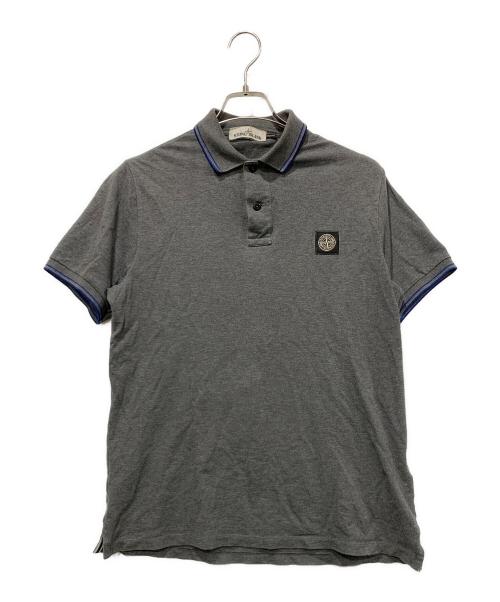 STONE ISLAND（ストーンアイランド）STONE ISLAND (ストーンアイランド) ポロシャツ グレー サイズ:Mサイズの古着・服飾アイテム