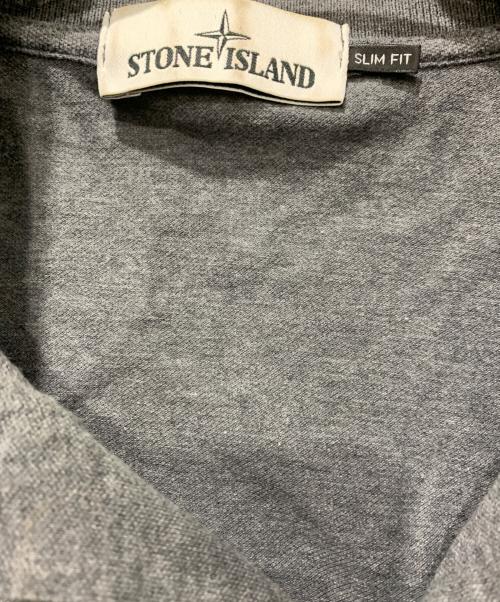 STONE ISLAND（ストーンアイランド）STONE ISLAND (ストーンアイランド) ポロシャツ グレー サイズ:Mサイズの古着・服飾アイテム