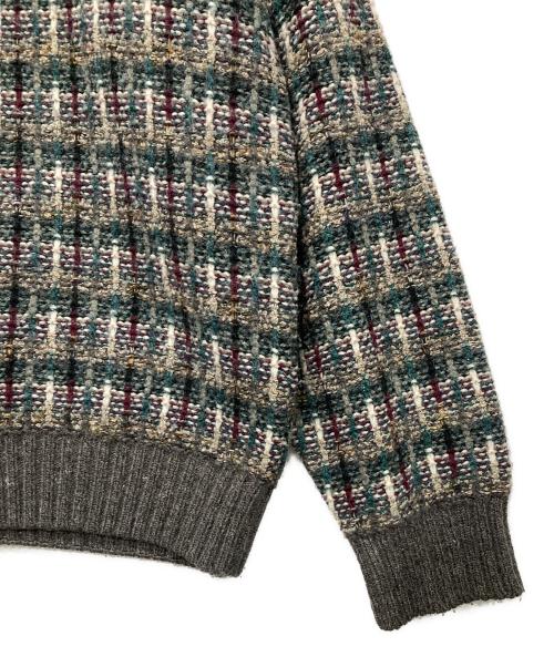 Florence Tricot（フローレンストリコット）Florence Tricot (フローレンストリコット) 厚手ニット グレー サイズ:Lの古着・服飾アイテム