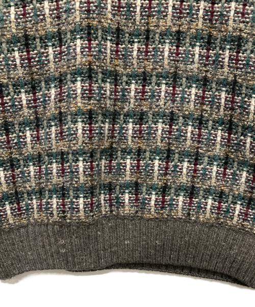 Florence Tricot（フローレンストリコット）Florence Tricot (フローレンストリコット) 厚手ニット グレー サイズ:Lの古着・服飾アイテム