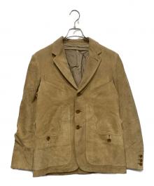 PAUL SMITH（ポールスミス）の古着「レザージャケット」｜ベージュ