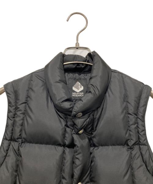MOUNTAIN RESEARCH（マウンテンリサーチ）MOUNTAIN RESEARCH (マウンテンリサーチ) パフダウンベスト ブラック サイズ:Sの古着・服飾アイテム