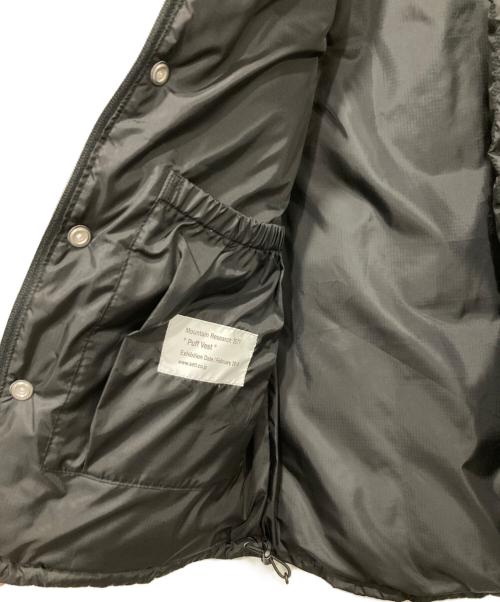 MOUNTAIN RESEARCH（マウンテンリサーチ）MOUNTAIN RESEARCH (マウンテンリサーチ) パフダウンベスト ブラック サイズ:Sの古着・服飾アイテム