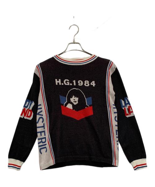 Hysteric Glamour（ヒステリックグラマー）Hysteric Glamour (ヒステリックグラマー) LADY LAND ジャカード プルオーバー ブラック サイズ:FREEの古着・服飾アイテム