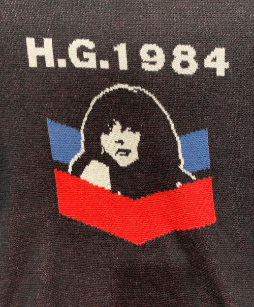 Hysteric Glamour（ヒステリックグラマー）Hysteric Glamour (ヒステリックグラマー) LADY LAND ジャカード プルオーバー ブラック サイズ:FREEの古着・服飾アイテム