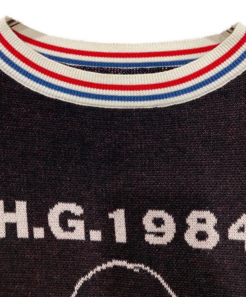 Hysteric Glamour（ヒステリックグラマー）Hysteric Glamour (ヒステリックグラマー) LADY LAND ジャカード プルオーバー ブラック サイズ:FREEの古着・服飾アイテム