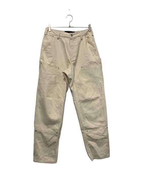 S.W.U.N（エスダブリューユーエヌ）S.W.U.N (エスダブリューユーエヌ) Double Knee Painter アイボリー サイズ:Sサイズの古着・服飾アイテム