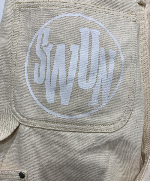 S.W.U.N（エスダブリューユーエヌ）S.W.U.N (エスダブリューユーエヌ) Double Knee Painter アイボリー サイズ:Sサイズの古着・服飾アイテム
