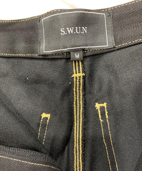 S.W.U.N（エスダブリューユーエヌ）S.W.U.N (エスダブリューユーエヌ) Double Knee Painter ブラック サイズ:Mサイズの古着・服飾アイテム