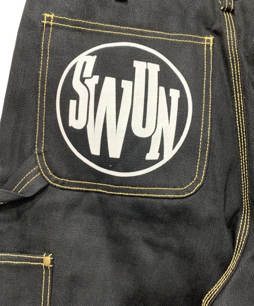 S.W.U.N（エスダブリューユーエヌ）S.W.U.N (エスダブリューユーエヌ) Double Knee Painter ブラック サイズ:Mサイズの古着・服飾アイテム
