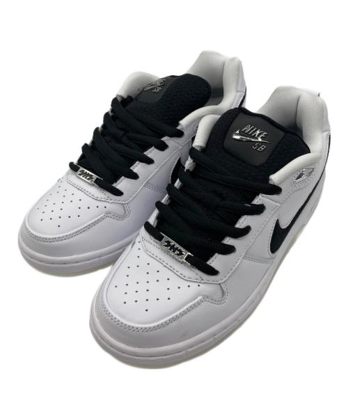 NIKE SB（ナイキエスビー）NIKE SB (ナイキエスビー) P-Rod 1 Retro White and Black ホワイト×ブラック サイズ:26cmの古着・服飾アイテム