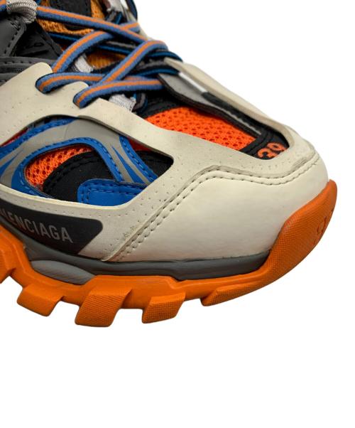 BALENCIAGA（バレンシアガ）BALENCIAGA (バレンシアガ) トラックスニーカー ホワイト×オレンジ×ブルー サイズ:26cmの古着・服飾アイテム