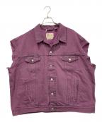 LEVI'Sリーバイス）の古着「デニムジャケット」｜パープル