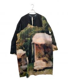 NKGW（エヌケージーダブリュー）の古着「長袖ワンピース」｜グリーン×ピンク