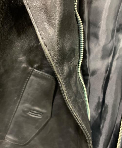 Calvin Klein（カルバンクライン）Calvin Klein (カルバンクライン) レザージャケット ブラック サイズ:Sサイズの古着・服飾アイテム