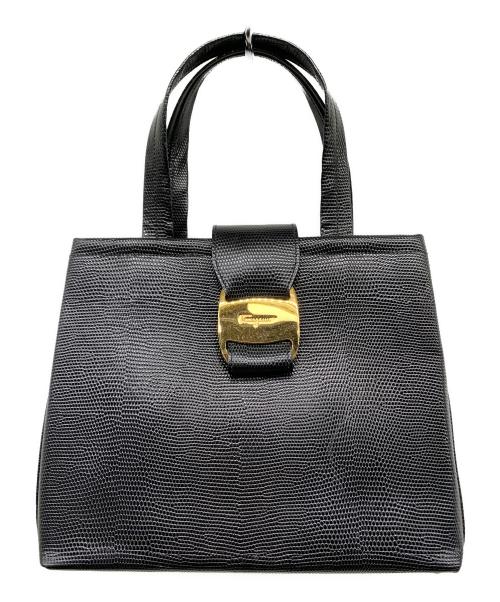 Salvatore Ferragamo（サルヴァトーレ フェラガモ）Salvatore Ferragamo (サルヴァトーレ フェラガモ) ハンドバッグ ブラックの古着・服飾アイテム