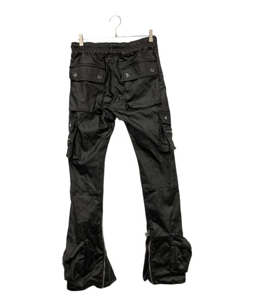 MLVINCE（メルヴィンス）MLVINCE (メルヴィンス) TYPE-4 ALIM STRETCH WAX CARGO PANTS ブラック サイズ:SIZE 81cm (W32)の古着・服飾アイテム