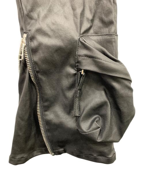 MLVINCE（メルヴィンス）MLVINCE (メルヴィンス) TYPE-4 ALIM STRETCH WAX CARGO PANTS ブラック サイズ:SIZE 81cm (W32)の古着・服飾アイテム