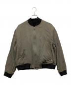 Y'sワイズ）の古着「リバーシブルブルゾン」｜グレー