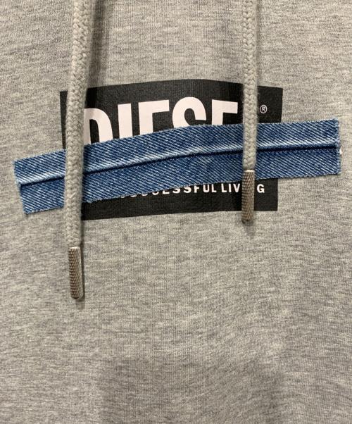 DIESEL（ディーゼル）DIESEL (ディーゼル) S-GIRK-HOOD-N4 グレー サイズ:Sサイズの古着・服飾アイテム
