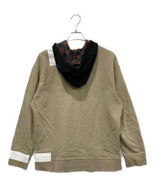RAF SIMONS（ラフシモンズ）RAF SIMONS (ラフシモンズ) FRED PERRY (フレッドペリー) プルオーバーパーカー ベージュ サイズ:36の古着・服飾アイテム