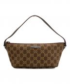 GUCCIグッチ）の古着「ハンドバッグ」｜ブラウン